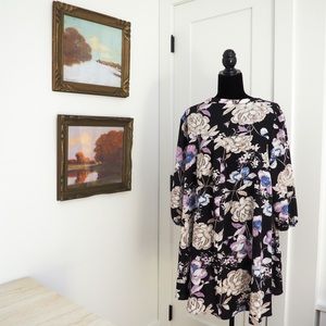 IMPRESSIONS Boho Floral Dress